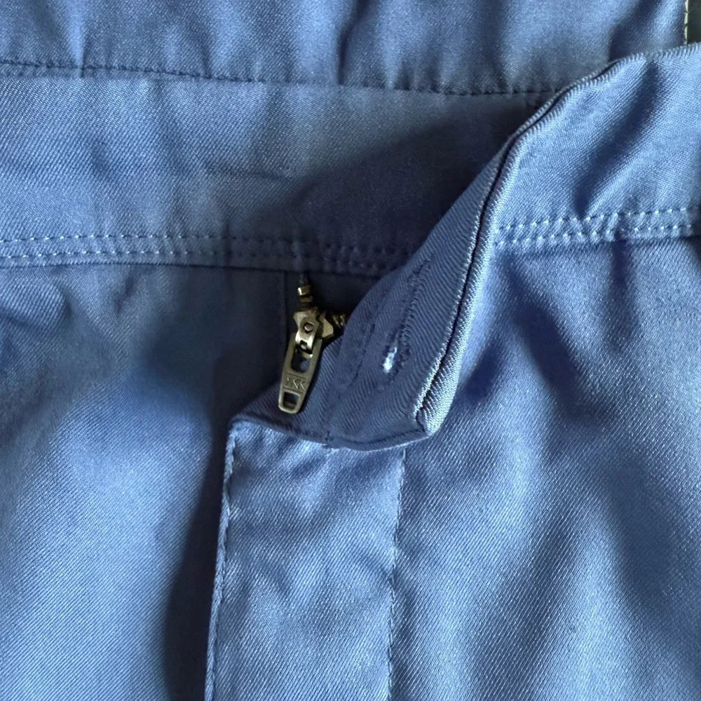 Mizzen + Main Baron Chino Golf Shorts Blue Performance Polyester Size 38 ,‎ 9”